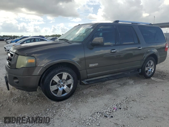 2008 Ford Expedition Max Limited with VIN 1FMFK19508LA74419, listed as a Copart auction lot 61180105 with 228,175 mi miles and Salvage title. Bid and sale history available at DreamBid. Image 1.
