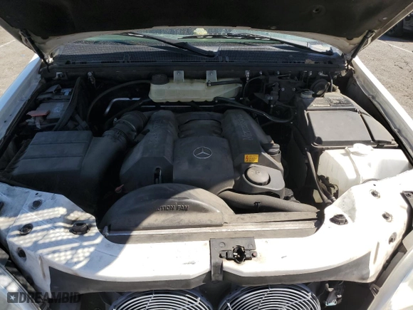 2002 Mercedes-Benz M-Class with VIN 4JGAB54E12A318056, listed as a Copart auction lot 47465095 with 176,355 mi miles and Salvage Title. Bid and sale history available at carsss.com. Image 12.