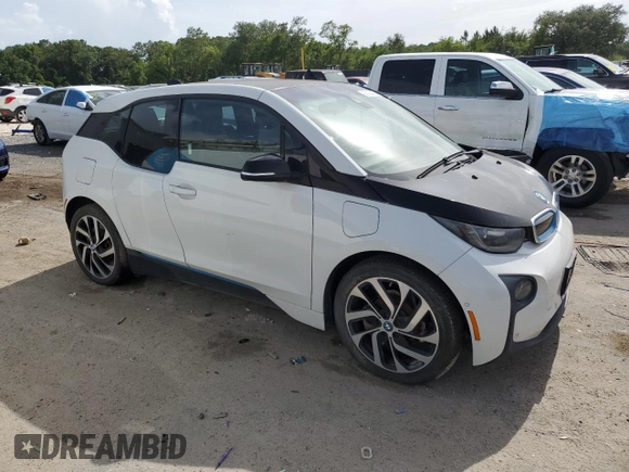 2015 BMW i3 z VIN WBY1Z4C53FV500267, wystawiony jako Copart lot #60116475 z przebiegiem 62 478 mil mil oraz Czysty tytuł • Clean title. Historia ofert i sprzedaży dostępna na DreamBid. Obrazek 4.