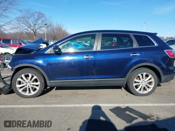 2012 Mazda CX-9 Grand Touring with VIN JM3TB3DV2C0338235, listed as a IAAI auction lot 41592307 with 1 mi miles. Bid and sale history available at carsss.com. Image 14.
