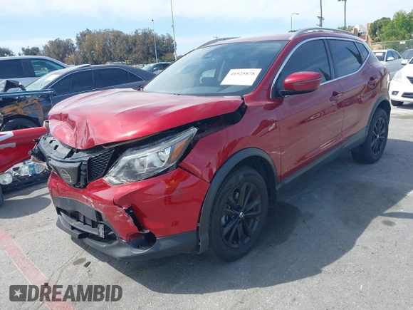 2019 Nissan Rogue S with VIN JN1BJ1CPXKW242558, listed as a IAAI auction lot 41925878 with 83,338 mi miles and . Bid and sale history available at DreamBid. Image 2.
