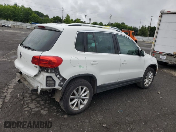2017 Volkswagen Tiguan Wolfsburg Edition with VIN WVGRV7AX0HK003389, listed as a Copart auction lot 59709615 with 88,491 mi miles and Salvage title. Bid and sale history available at DreamBid. Image 3.