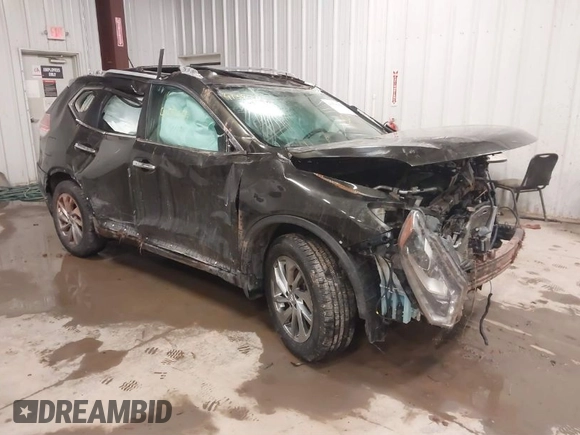 2015 Nissan Rogue SV with VIN 5N1AT2MV1FC901930, listed as a IAAI auction lot 41596966 with 116,083 mi miles. Bid and sale history available at carsss.com. Image 1.