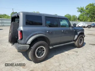 2024 Ford Bronco Outer Banks с VIN 1FMEE8BP1RLA57668, выставлен на аукционе Copart как лот 49614705 с пробегом 20 969 миль миль и Списание • Salvage title. История ставок и продаж доступна на DreamBid. Изображение 3.