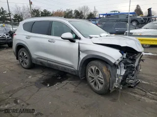 2020 Hyundai Santa Fe Limited with VIN 5NMS5CAA6LH152047, listed as a Copart auction lot 45991195 with 44,824 mi miles and Salvage Title. Bid and sale history available at carsss.com. Image 4.
