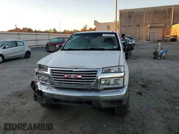 2006 GMC Canyon SLE1 with VIN 1GTDT196668156639, listed as a Copart auction lot 77270294 with 206,657 mi miles and Salvage Title. Bid and sale history available at carsss.com. Image 11.