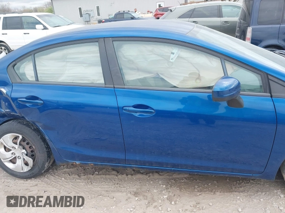 2014 Honda Civic Sedan LX with VIN 19XFB2F5XEE015462, listed as a IAAI auction lot 42037177 with 111,982 mi miles. Bid and sale history available at carsss.com. Image 14.