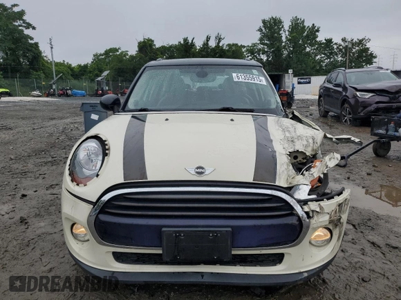 2017 MINI Hardtop 4 Door Cooper with VIN WMWXU1C53H2E18584, listed as a Copart auction lot 61355915 with 56,171 mi miles and Salvage title. Bid and sale history available at DreamBid. Image 5.