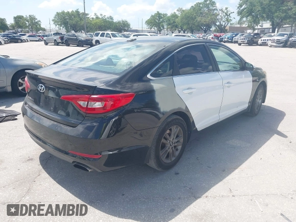 2015 Hyundai Sonata 2.4L SE with VIN 5NPE24AF8FH151075, listed as a IAAI auction lot 41913820 with 208,998 mi miles. Bid and sale history available at carsss.com. Image 4.