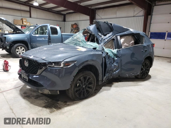 2024 Mazda CX-5 2.5 S Preferred Package with VIN JM3KFBCL9R0502891, listed as a Copart auction lot 52292185 with 10,595 mi miles and Salvage Title. Bid and sale history available at carsss.com. Image 1.