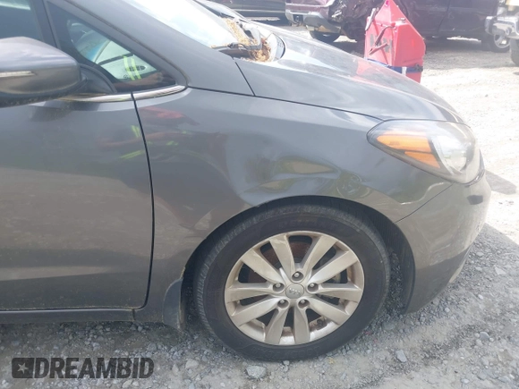 2014 Kia Forte EX with VIN KNAFX4A82E5086095, listed as a IAAI auction lot 42118745 with 151,040 mi miles. Bid and sale history available at carsss.com. Image 6.