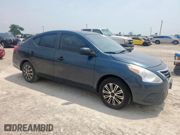 2015 Nissan Versa SV with VIN 3N1CN7AP2FL806259, listed as a Copart auction lot 54741745 with 145,982 mi miles and Salvage title. Bid and sale history available at DreamBid. Image 4.