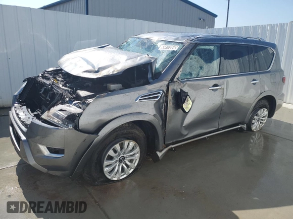 2024 Nissan Armada SV with VIN JN8AY2AC3R9196918, listed as a Copart auction lot 63477264 with 4,246 mi miles and Salvage Title. Bid and sale history available at carsss.com. Image 1.