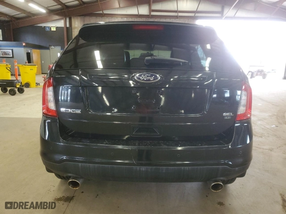 2014 Ford Edge SEL with VIN 2FMDK4JC5EBA00525, listed as a Copart auction lot 50122315 with 128,898 mi miles and Clean Title. Bid and sale history available at carsss.com. Image 6.