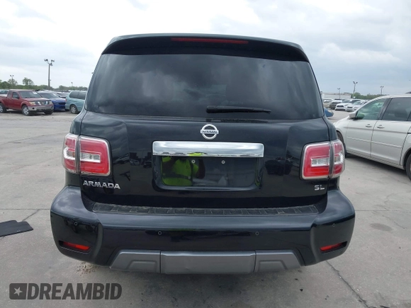 2020 Nissan Armada SL with VIN JN8AY2NC2LX519725, listed as a IAAI auction lot 41728867 with 98,877 mi miles. Bid and sale history available at carsss.com. Image 16.