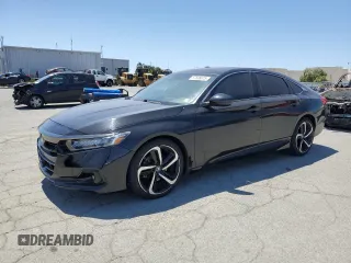 2021 Honda Accord Sport with VIN 1HGCV2F3XMA012105, listed as a Copart auction lot 57836875 with 111,037 mi miles and Clean title. Bid and sale history available at DreamBid. Image 1.