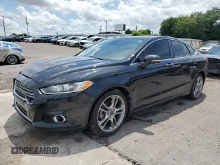 2013 Ford Fusion Titanium with VIN 3FA6P0K91DR208451, listed as a Copart auction lot 60675095 with Not provided miles and Salvage title. Bid and sale history available at DreamBid. Image 1.