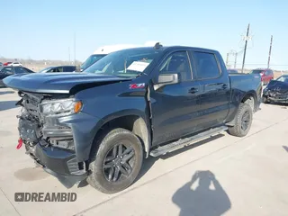 2021 Chevrolet Silverado 1500 LT Trail Boss with VIN 1GCPYFED3MZ132225, listed as a IAAI auction lot 41743419 with 125,088 mi miles and . Bid and sale history available at DreamBid. Image 2.
