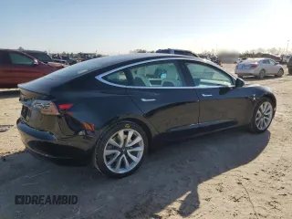2019 Tesla Model 3 Mid Range with VIN 5YJ3E1EA6KF302273, listed as a Copart auction lot 46649115 with 120,412 mi miles and Salvage Title. Bid and sale history available at DreamBid. Image 3.