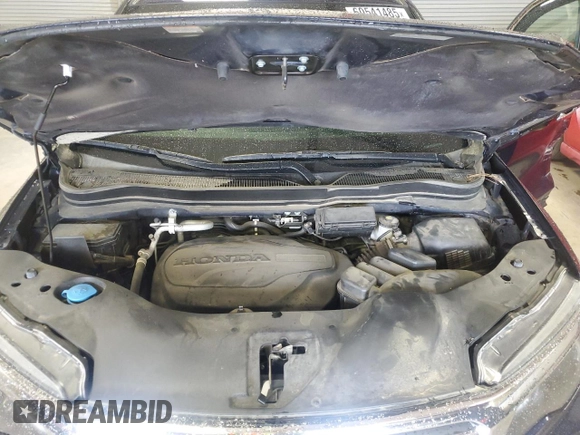 2020 Honda Ridgeline RTL-E with VIN 5FPYK3F71LB016725, listed as a Copart auction lot 60541485 with 66,840 mi miles and Salvage title. Bid and sale history available at DreamBid. Image 11.