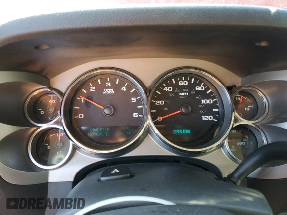 2011 Chevrolet Silverado 1500 LT with VIN 3GCPKSE33BG384670, listed as a Copart auction lot 52565855 with 184,904 mi miles and Non Repairable. Bid and sale history available at DreamBid. Image 9.