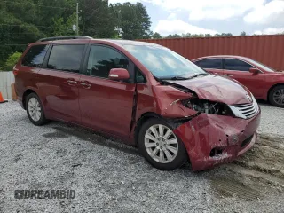2015 Toyota Sienna Limited with VIN 5TDDK3DC7FS114715, listed as a Copart auction lot 55725385 with 114,645 mi miles and Salvage title. Bid and sale history available at DreamBid. Image 4.