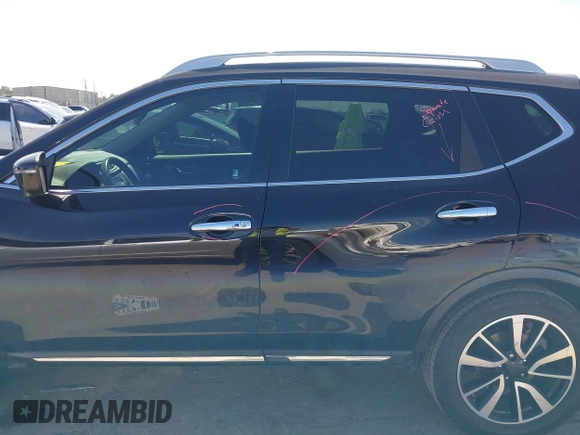 2019 Nissan Rogue SL with VIN 5N1AT2MTXKC813158, listed as a IAAI auction lot 41665354 with 62,605 mi miles and . Bid and sale history available at DreamBid. Image 15.