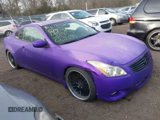 2010 Infiniti G37 Coupe x with VIN JN1CV6EL8AM153355, listed as a IAAI auction lot 41781687 with 999,999 mi miles. Bid and sale history available at carsss.com. Image 1.