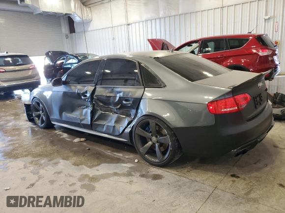 2012 Audi S4 Prestige with VIN WAUKGAFL4CA096898, listed as a Copart auction lot 48524755 with 126,552 mi miles and Non Repairable. Bid and sale history available at carsss.com. Image 2.