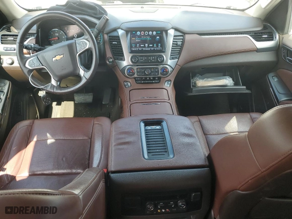 2016 Chevrolet Suburban LTZ with VIN 1GNSKJKC9GR408994, listed as a Copart auction lot 46445695 with 89,096 mi miles and Salvage Title. Bid and sale history available at carsss.com. Image 8.