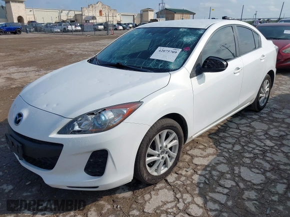2013 Mazda 3 i Touring with VIN JM1BL1V74D1801364, listed as a IAAI auction lot 42075709 with 110,446 mi miles and . Bid and sale history available at DreamBid. Image 2.