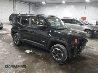 2018 Jeep Renegade Upland z VIN ZACCJBAB7JPH44891, wystawiony jako IAAI lot #41598472 z przebiegiem 150 165 mil mil oraz . Historia ofert i sprzedaży dostępna na DreamBid. Obrazek 1.