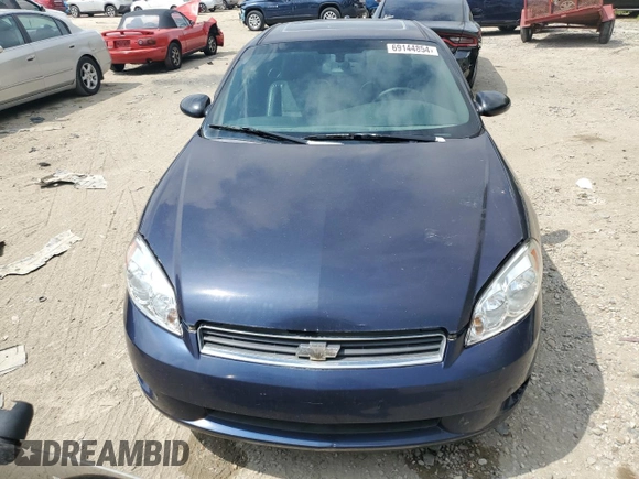 2007 Chevrolet Monte Carlo LT with VIN 2G1WK15KX79314140, listed as a Copart auction lot 69144854 with 147,326 mi miles and Clean Title. Bid and sale history available at carsss.com. Image 5.