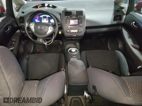 2015 Nissan LEAF SV with VIN 1N4AZ0CP3FC308330, listed as a Copart auction lot 66829723 with 97,130 mi miles. Bid and sale history available at carsss.com. Image 8.
