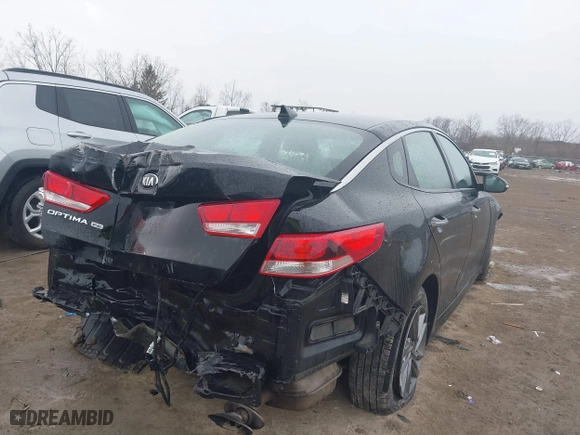 2019 Kia Optima LX with VIN 5XXGT4L30KG350541, listed as a IAAI auction lot 41908755 with 47,085 mi miles. Bid and sale history available at carsss.com. Image 4.