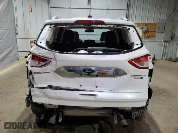 2016 Ford Escape Titanium with VIN 1FMCU9J93GUB78230, listed as a Copart auction lot 51661025 with 98,515 mi miles and Salvage Title. Bid and sale history available at DreamBid. Image 6.