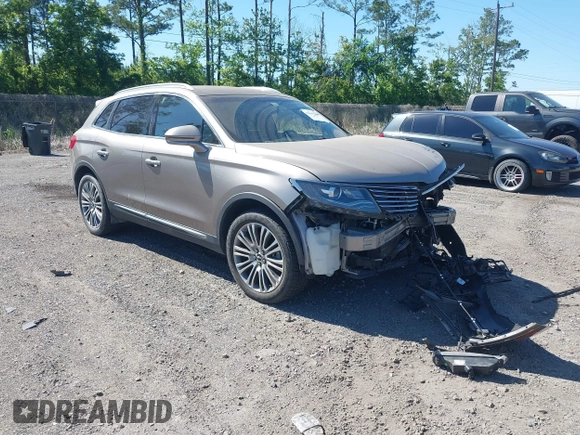 2018 Lincoln MKX Reserve with VIN 2LMPJ6LR1JBL30108, listed as a IAAI auction lot 42048591 with 80,555 mi miles. Bid and sale history available at carsss.com. Image 1.
