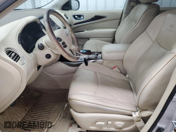 2014 Infiniti QX60 with VIN 5N1AL0MN7EC542232, listed as a Copart auction lot 52724485 with 157,682 mi miles and Salvage title. Bid and sale history available at DreamBid. Image 7.