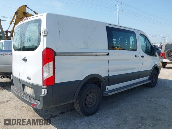2018 Ford Transit with VIN 1FTYR1YM7JKA63317, listed as a IAAI auction lot 42216955 with 220,502 mi miles and . Bid and sale history available at carsss.com. Image 4.