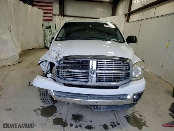 2007 Dodge Ram 1500 SLT with VIN 1D7HU182X7S203078, listed as a Copart auction lot 41804035 with 0 mi miles and Salvage Title. Bid and sale history available at carsss.com. Image 10.