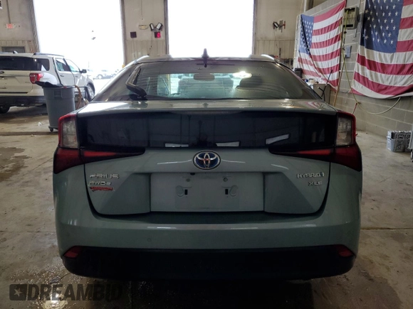 2022 Toyota Prius LE with VIN JTDL9MFU3N3034315, listed as a Copart auction lot 57041045 with 77,307 mi miles and Salvage title. Bid and sale history available at DreamBid. Image 6.