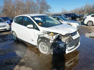 2016 Ford C-Max Energi SEL with VIN 1FADP5CU2GL118381, listed as a IAAI auction lot 41516426 with 220,361 mi miles. Bid and sale history available at carsss.com. Image 1.