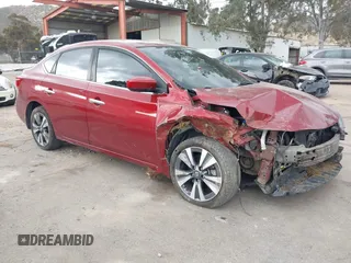 2019 Nissan Sentra SV with VIN 3N1AB7AP0KY411381, listed as a IAAI auction lot 41912348 with 61,965 mi miles and . Bid and sale history available at DreamBid. Image 1.