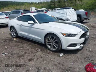 2015 Ford Mustang V6 with VIN 1FA6P8AM1F5379842, listed as a IAAI auction lot 42011496 with 213,908 mi miles and . Bid and sale history available at carsss.com. Image 1.