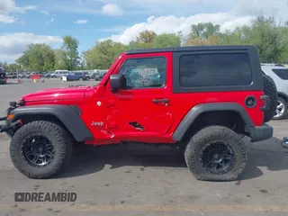2019 Jeep Wrangler Sport S z VIN 1C4GJXAG4KW652569, wystawiony jako IAAI lot #42116457 z przebiegiem 46 007 mil mil oraz . Historia ofert i sprzedaży dostępna na DreamBid. Obrazek 15.