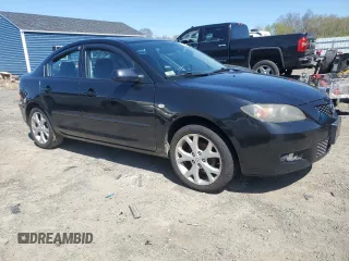 2008 Mazda 3 i Touring with VIN JM1BK32G081118182, listed as a Copart auction lot 54115285 with 188,489 mi miles and Clean Title. Bid and sale history available at carsss.com. Image 4.