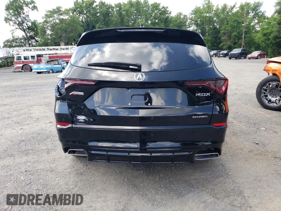 2023 Acura MDX w/A-Spec Package с VIN 5J8YE1H04PL037254, выставлен на аукционе Copart как лот 63385015 с пробегом 607 миль миль и Списание • Salvage title. История ставок и продаж доступна на DreamBid. Изображение 6.