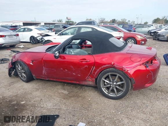 2021 Mazda MX-5 Miata Grand Touring with VIN JM1NDAD79M0454079, listed as a IAAI auction lot 41230199 with 104,783 mi miles and . Bid and sale history available at DreamBid. Image 14.