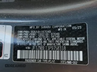 2023 Toyota GR86 Premium with VIN JF1ZNBE13P9758318, listed as a Copart auction lot 88039505 with 9,034 mi miles and Salvage Title. Bid and sale history available at carsss.com. Image 14.