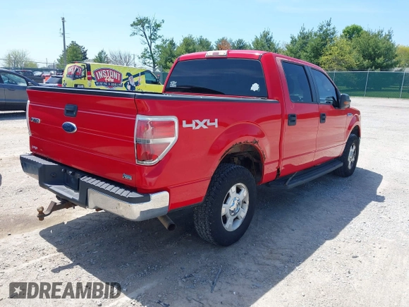 2010 Ford F-150 XL with VIN 1FTFW1EV3AKB55859, listed as a IAAI auction lot 42144289 with 261,722 mi miles. Bid and sale history available at carsss.com. Image 4.